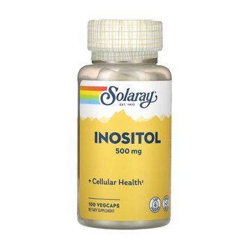 Інозитол, Inositol 500mg - 100 vcaps 2023-10-3208 фото