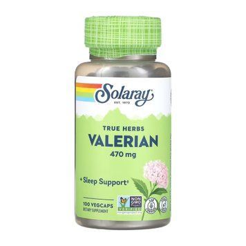 Корінь Валеріани, Valerian Root 470mg - 100 vcaps 2023-10-5272 фото