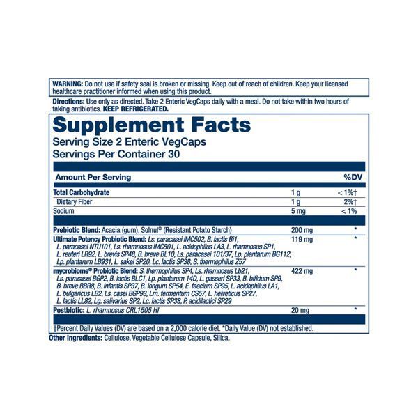 Пробіотичний комплекс, Complete Probiotic Ultimate Potency - 60 vcaps 2024-11-0257 фото
