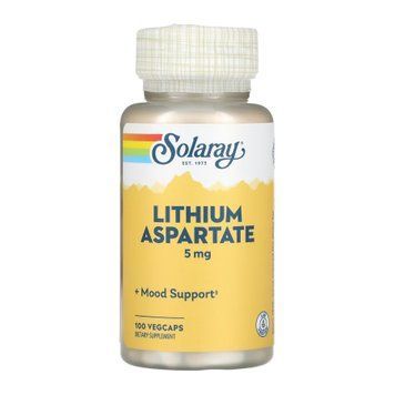 Літій Аспартат, Lithium Aspartate 5mg - 100 vcaps 2023-10-3428 фото