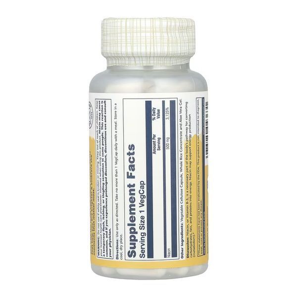 Niacin 500mg - 100 vcaps 2023-10-6743 фото